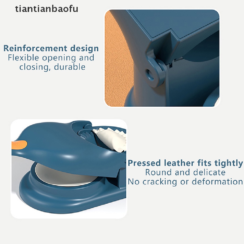 [tiantianbaofu] 2-in-1 Cetakan Pangsit Dapur Dumpling Mold Dumpling Wrapper Maker Manual DIY Press Kulit Pangsit Alat Press Dumpling Butik