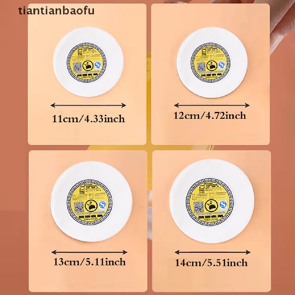 [tiantianbaofu] 50pcs 11 /12 /13 /14cm Bentuk Bulat Anti Bocor Kertas Film Kopi Gasket Anti Tumpah Butik