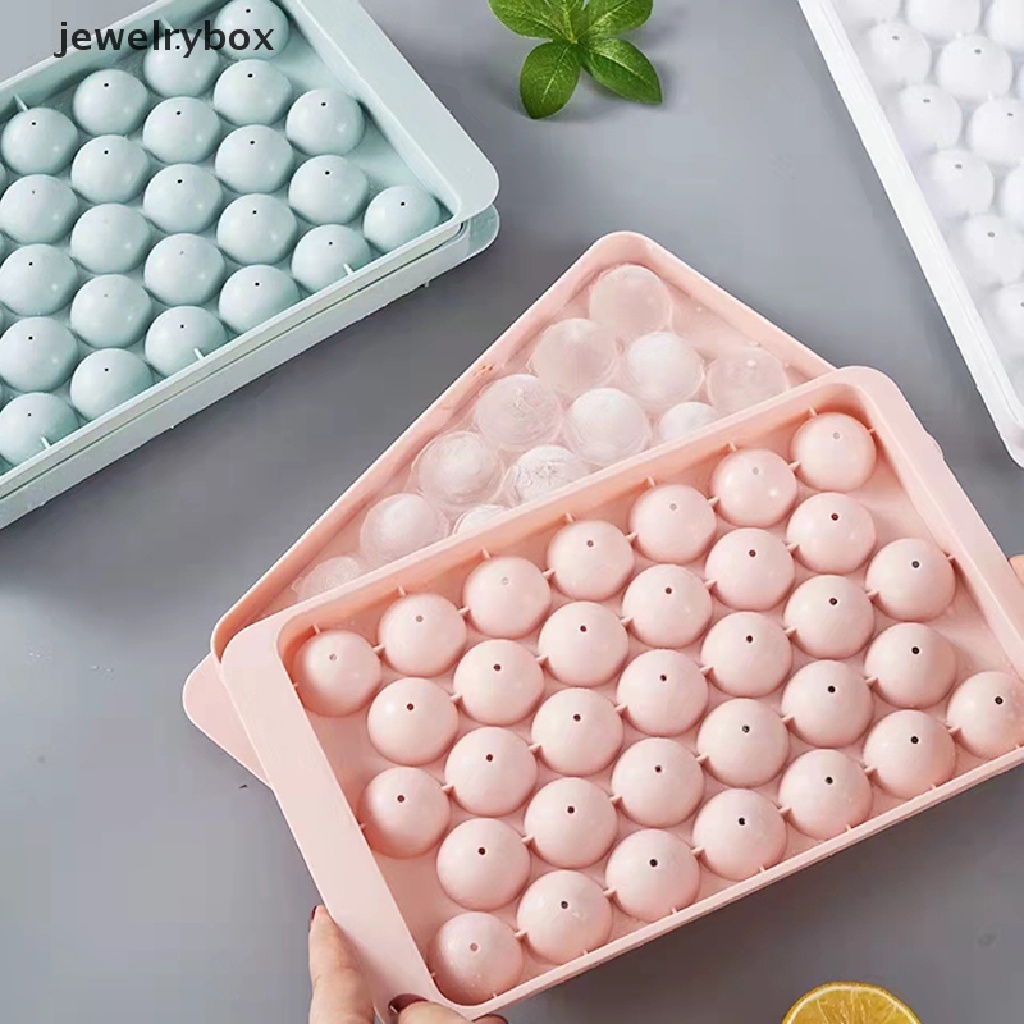 [jewelrybox] Ice Boll Hoki PP Cetakan Frozen Whiskey Ball Popsicle Ice Cube Tray Box Lollipop Membuat Hadiah Alat Dapur Aksesoris Butik