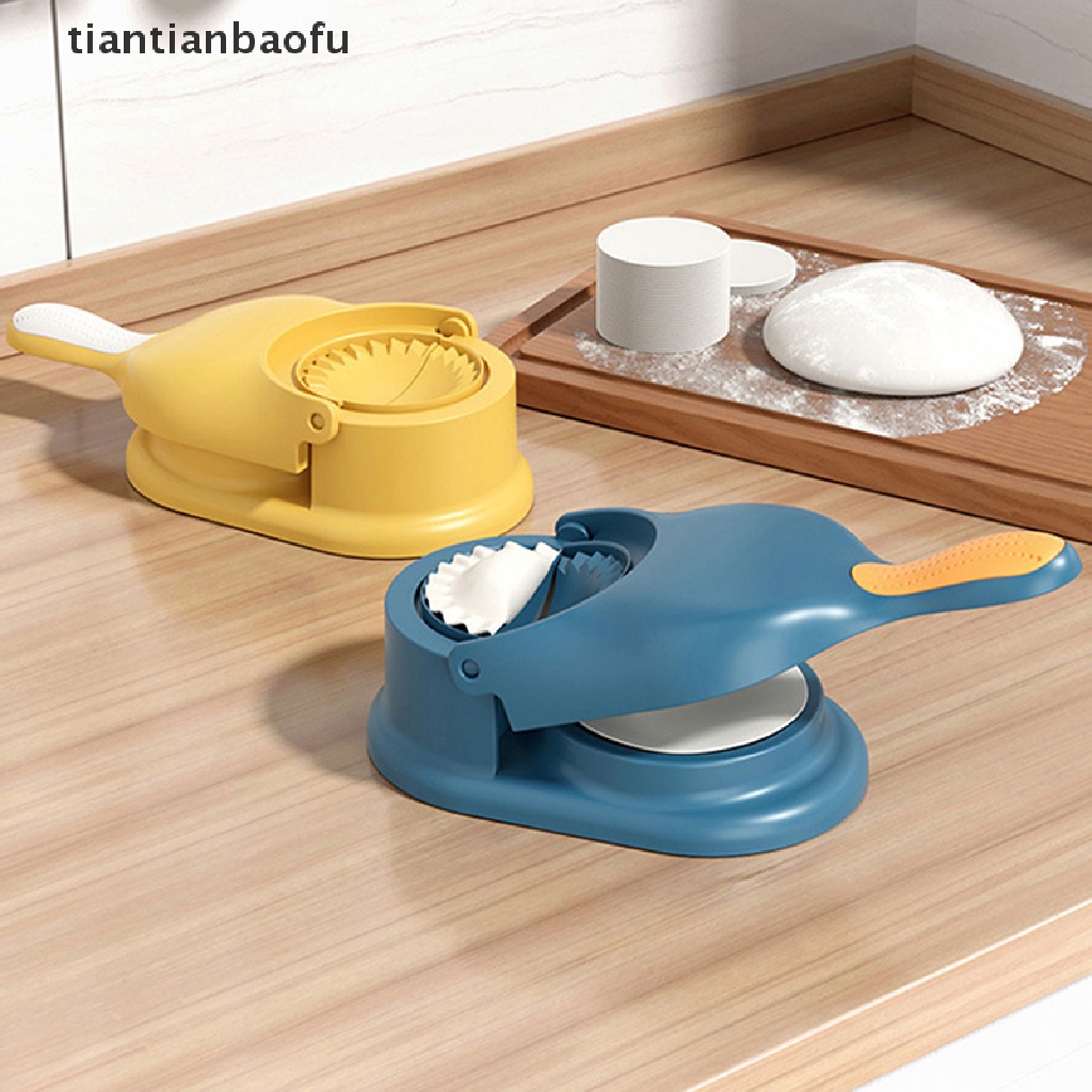 [tiantianbaofu] 2in1 dumpling Maker Cetakan Pangsit dumpling Press Machine Noodle Press dumpling Maker Cetakan Alat Pembuat Pangsit Tangan Dapur Butik