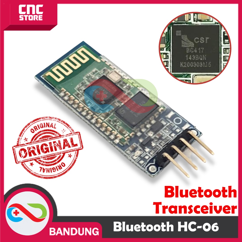 HC-06 HC06 BLUETOOTH TRANSCEIVER MODULE FOR ARDUINO UNO MEGA ORIGINAL