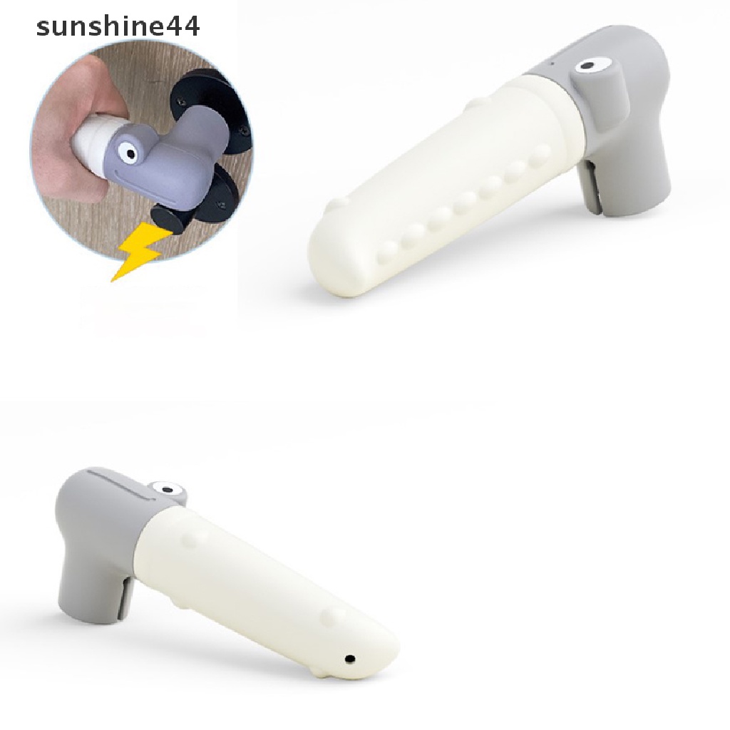 Sunshine Silikon Penutup Pelindung Gagang Pintu Anti Tabrak Statis Door Handle Knob Cover Karet Statis Pintu Bayi Rumah Safety Decor ID