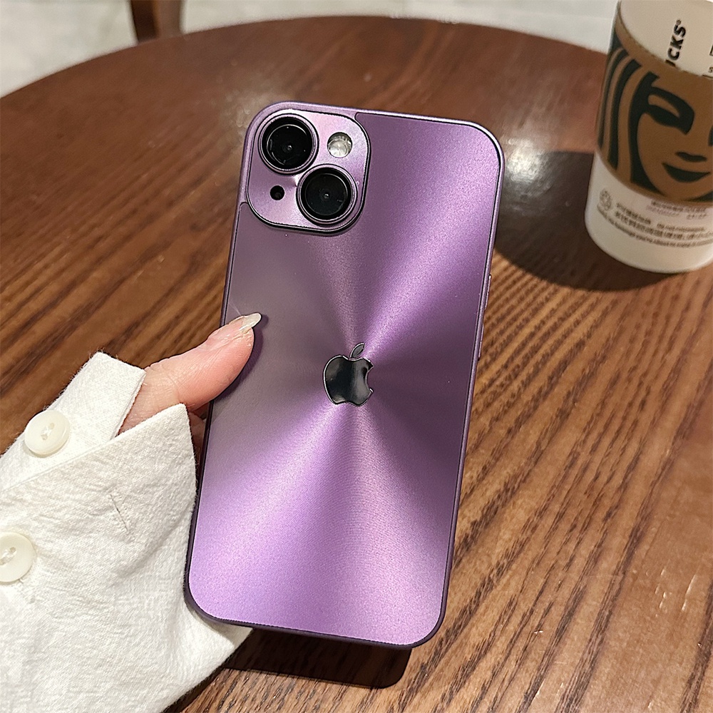 IPHONE Casing Ponsel Tekstur Laser Mewah Untuk Iphone11 12 13 14 Pro Max Casing Iphone14 Plus Pelindung Kamera Hard Shockproof Cover