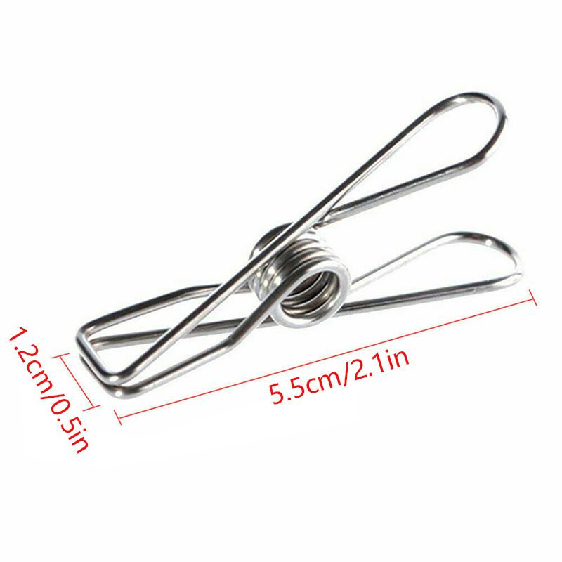 Jepitan Jemuran / Jepit Jemuran Baju Stainless Anti Karat 304 / Penjepit Baju Jemuran anti karat patah Ecer Binder Clip