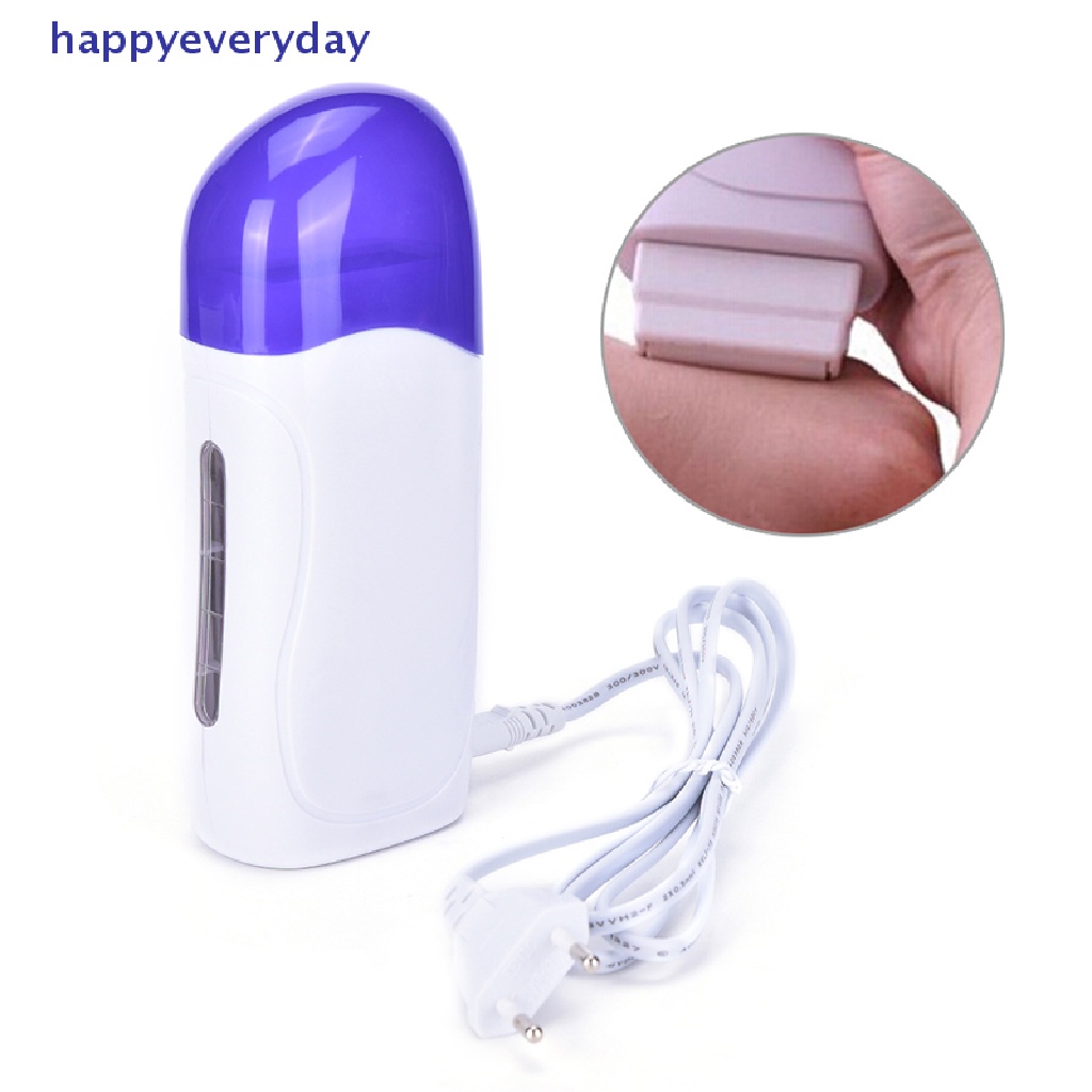 [happy] Roll On Depilatory Wax Heater Salon Waxing Hot Cartridge Penghilang Bulu Penghangat Set [ID]