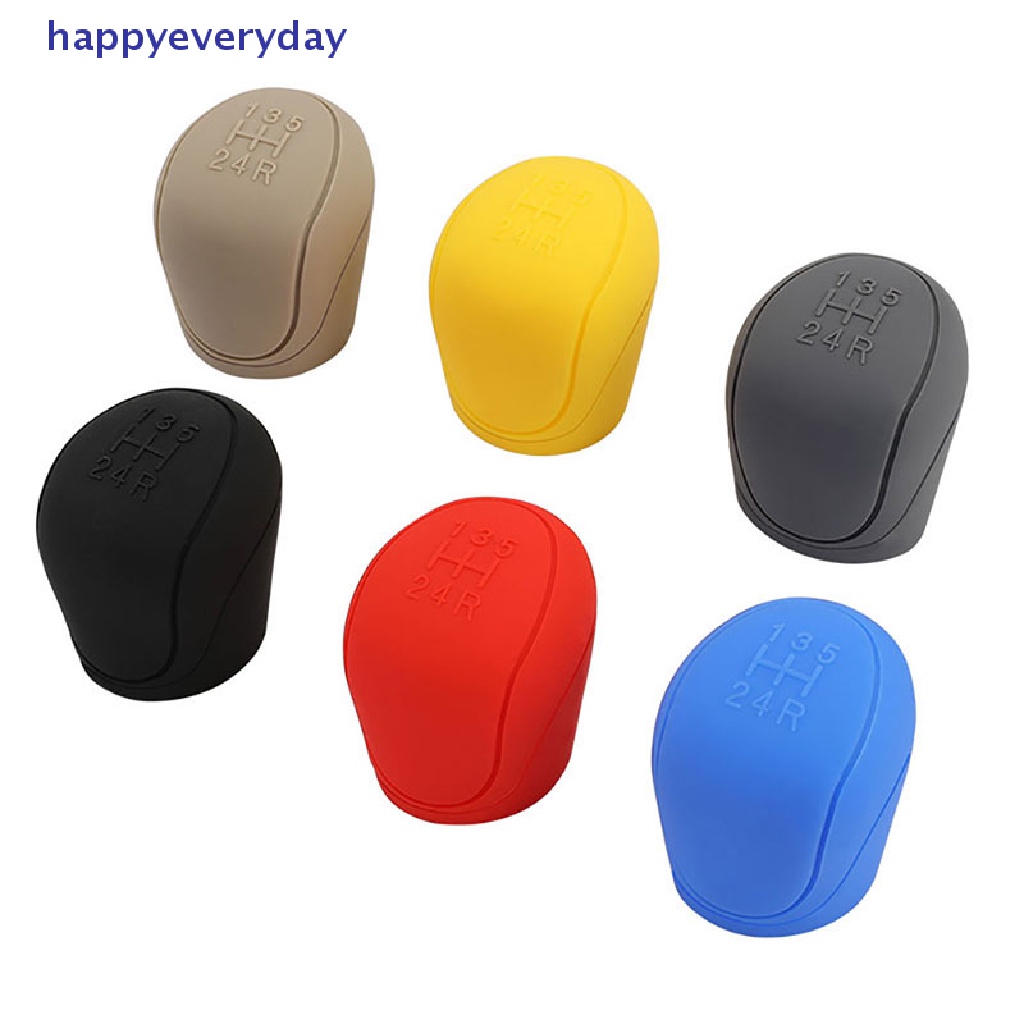 [happy] Silikon Penutup Knob Pemindah Kepala Gigi Mobil Gear Shift Non Slip Grip Handle Case [ID]