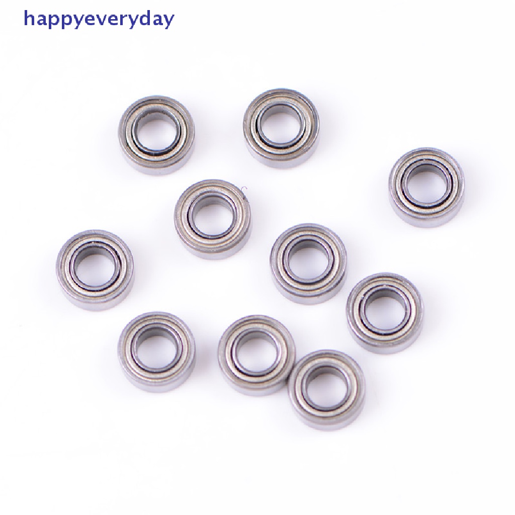 [happy] 10pcs MR105ZZ L-1050 MR105 deep groove ball bearing 5x10x4 mm Miniatur Mr105zz Bearing ABEC-1 (10PCS) 5 * 10 * 4mm Miniatur MR105 ZZ Ball Bearing  Mr105zz Bantalan Bola 5x