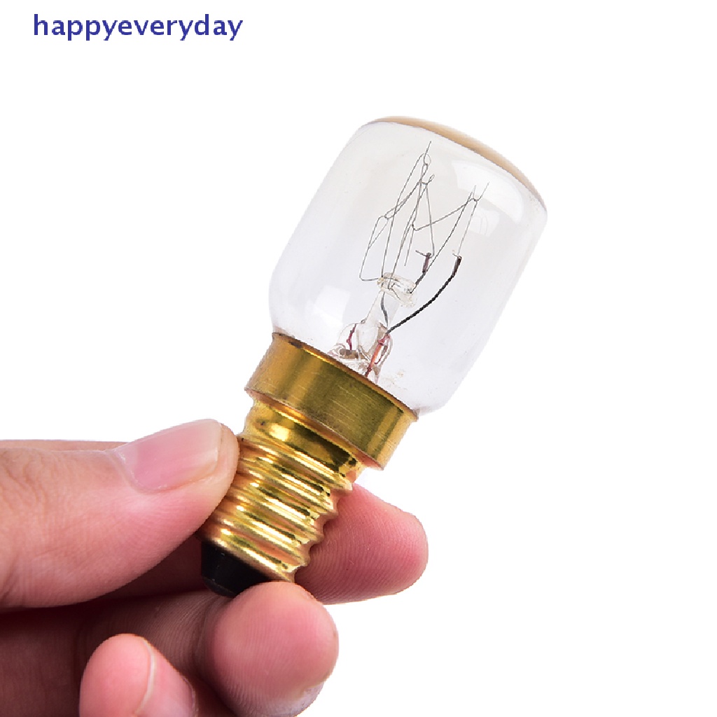 [happy] 1pc E14 15W/25W Warm White Oven Cooker Bulb Lampu Tahan Panas Cahaya 220-230V [ID]