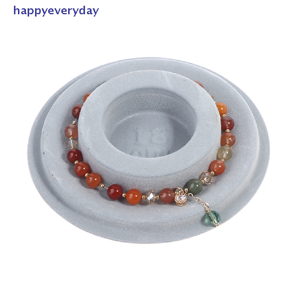 [happy] Flocked Bead Board Untuk Gelang Kalung Nampan Manik Alat Ukur [ID]