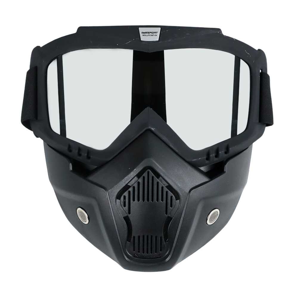 TaffSPORT BOLLFO Kacamata Goggles Mask Motor Retro Windproof - MT-04VHU4