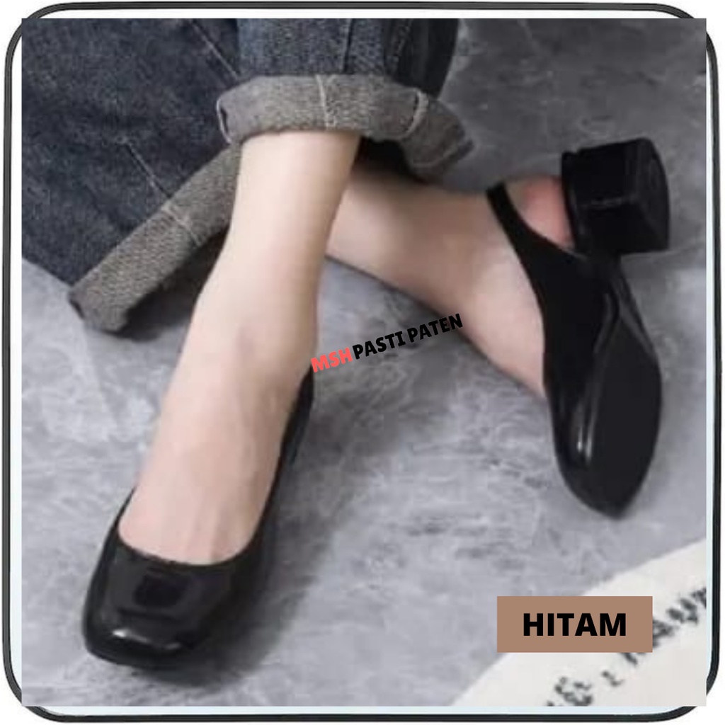 Balance 706 Sepatu Sandal Wedges Glossy Wanita Import Sepatu Import