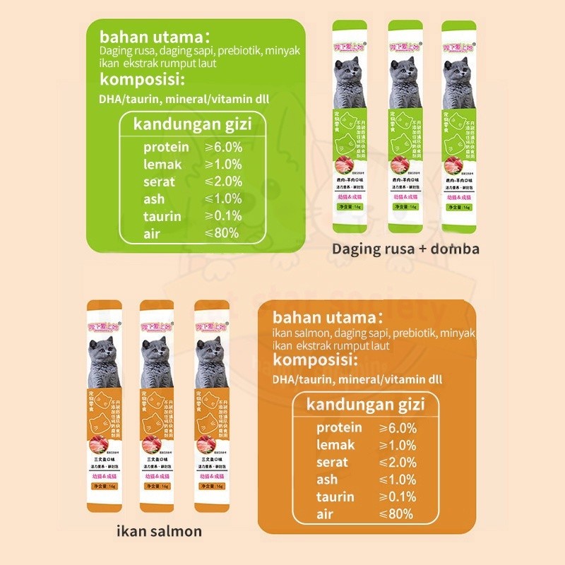 Snacks, kucing, snacks, snacks murah, pelatihan hewan peliharaan, pasta daging nutrisi