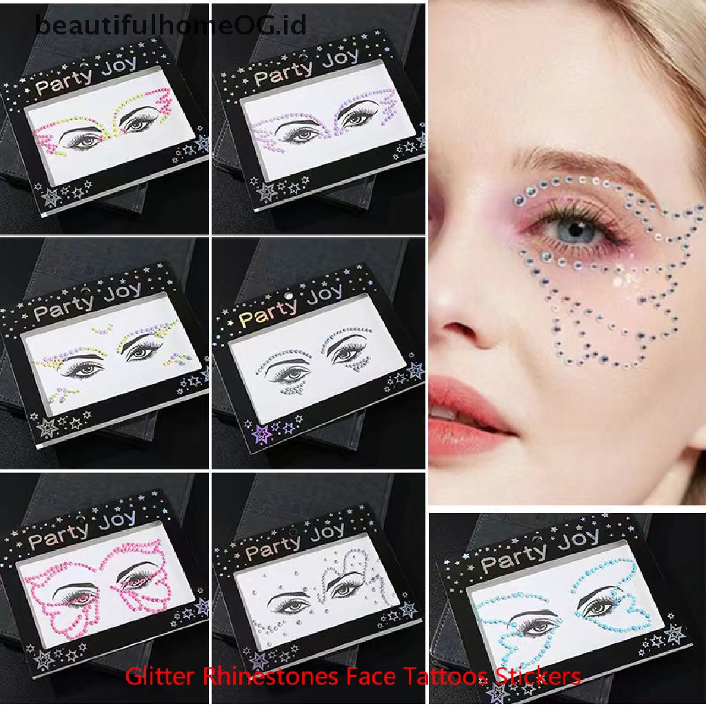 // Beauty// Face Jewels Crystal Body Art Stiker Make Up Festival Face Gems Tatto **