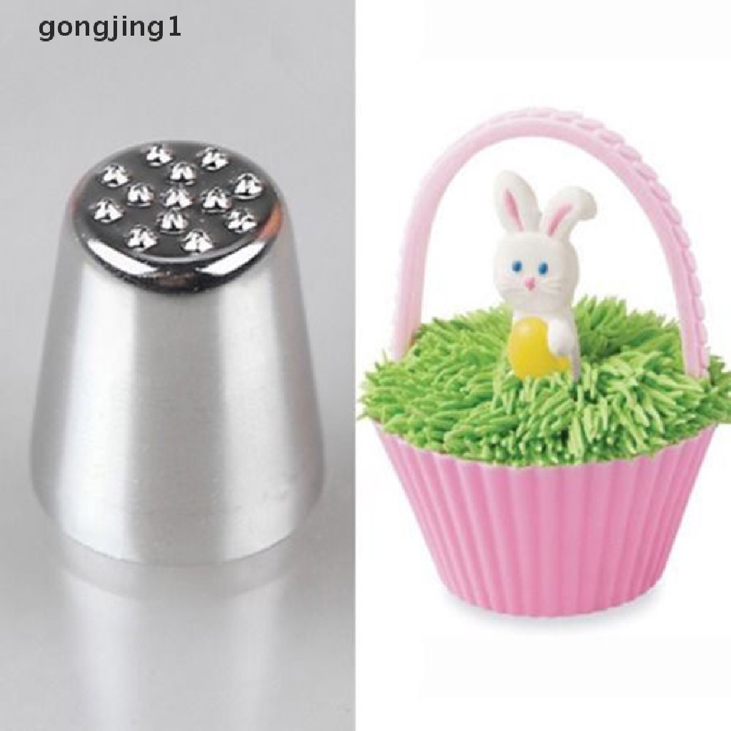 Ggg Mode Baru Rumput Rambut Icing Piping Nozzle Kue Cupcake Decorag Tip Tools ID