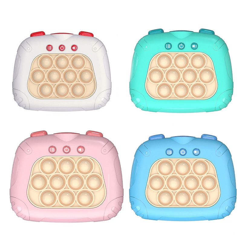 Pioneer Press Music Game Console Mainan Anak Mendera-a-Mole Game Console Quick Push Educational Early Educational Toys Pop It Mainan Anak Edukasi Dekompresi Game Con