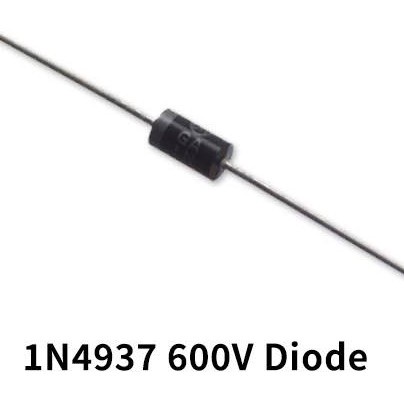 4pcs 1N4937 1N4937 Dioda Fast Recovery IN 1N 4937 Do-41 1A 600V Diode