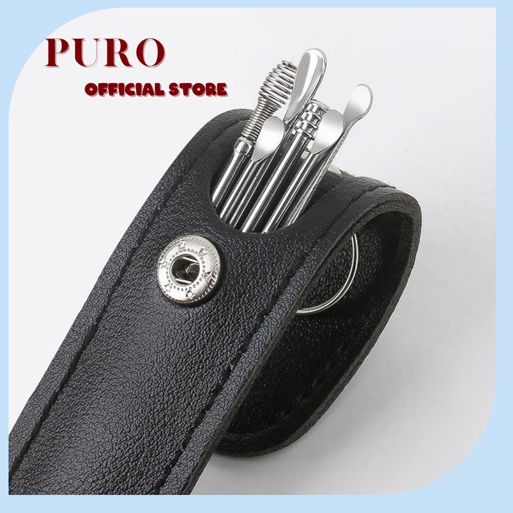 Set Korek Kuping stainless / Set Alat Pembersih Telinga Korek Kuping Ear Wax Picker