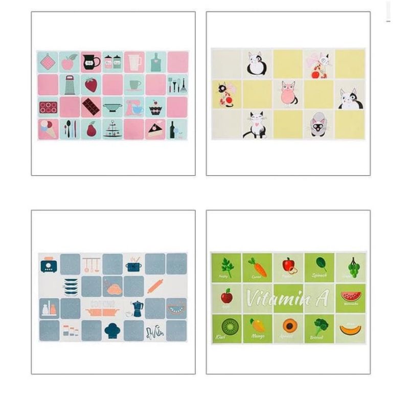 Stiker dapur anti minyak tahan panas