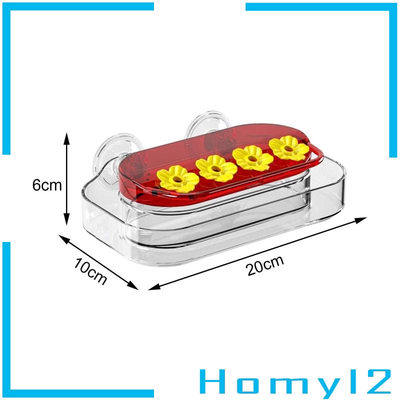 [HOMYL2] Jendela Dengan 4buah Port Pakan Burung Humming Hadiah