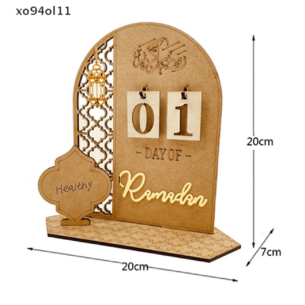 Xo Kalender Hitung Mundur Ramadhan DIY Ornamen Eid Mubarak Kalender Ramadhan OL