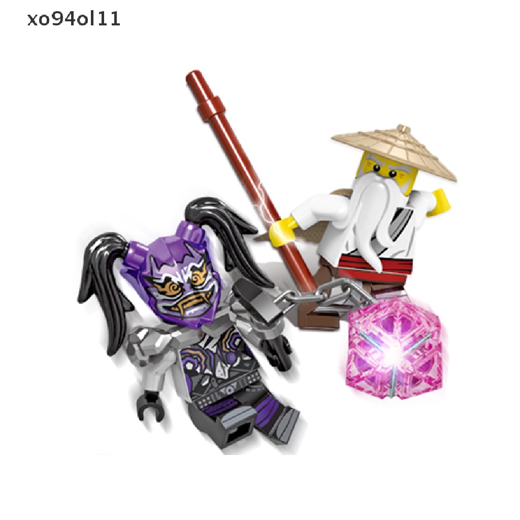 Xo Set 24pcs Ninjago Mini Figure Kai Jay Sensei Wu Master Mainan Blok Bangunan OL