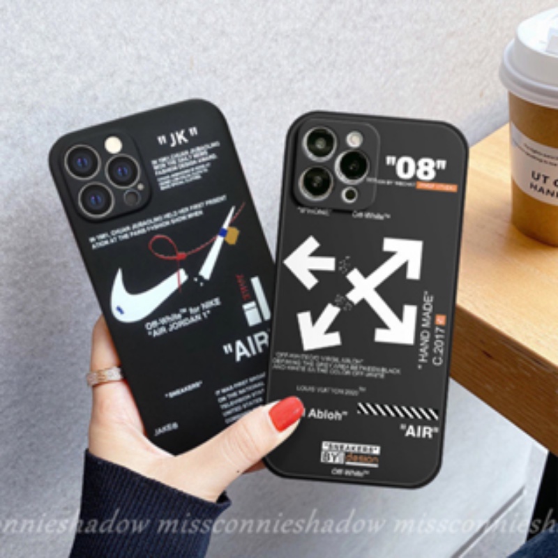 Infinix Hot 9play 12i 10 12 11 Note 11 12 G96 8 12pro 12 2023 Hot 11 8 11s 9 20 20s 12 10t 10s 10Lite Smart 4 5 6 Plus Pinggiran Lurus Street Fashion Stiker Label Putih Lembut Sarung