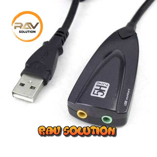 USB Sound Card kabel / Kabel sound card USB virtual 7.1 channel audio - SET A