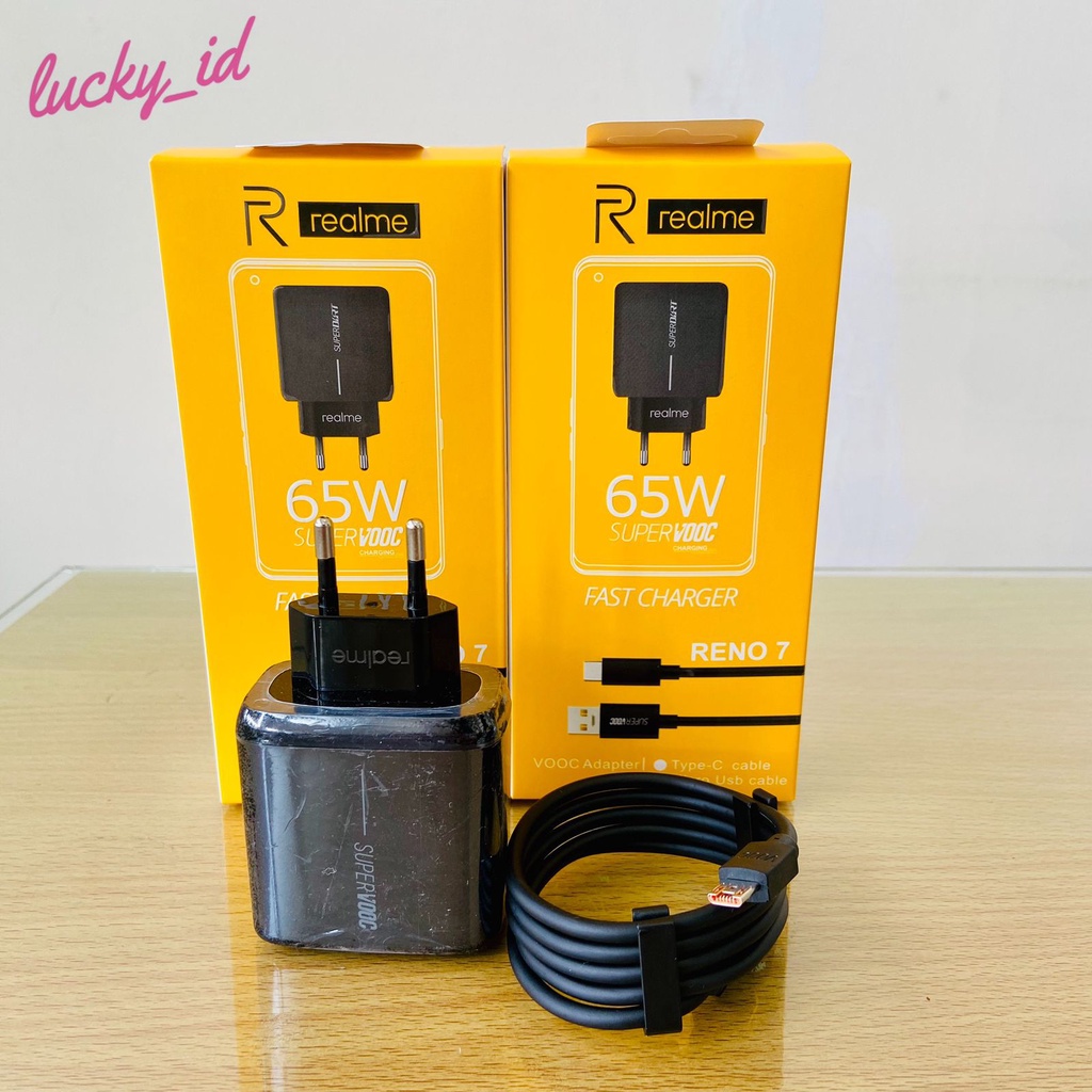 Charger Casan Realme 65W Micro USB / Type C SUPERVOOC Fast Charging Original oem
