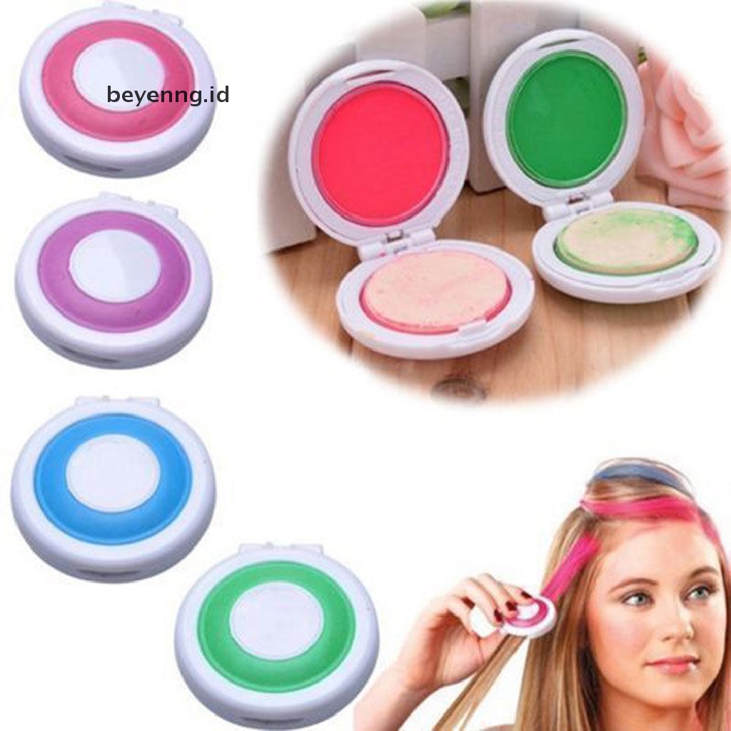 Beyen 4pcs Hair Chalk Temporary Soft Pastel Colour Kit HOT HUEZ Kapur Rambut ID