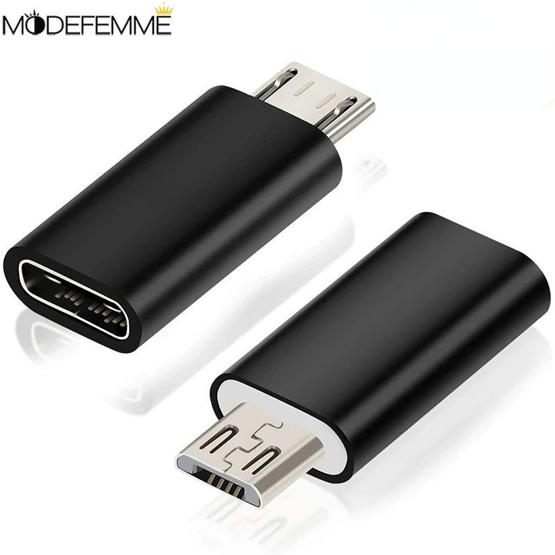 [Unggulan] Konektor Adaptor USB Tipe C Female To Micro USB Male Konektor Cas Ponsel Tipe-C Micro USB Charger Adapter Untuk Xiaomi Redmi Huawei Phone Converter