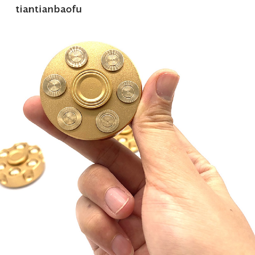 [tiantianbaofu] Relax Spinner High Quality Spinner Metal Ujung Jari Gyro Removable Metal Boutique