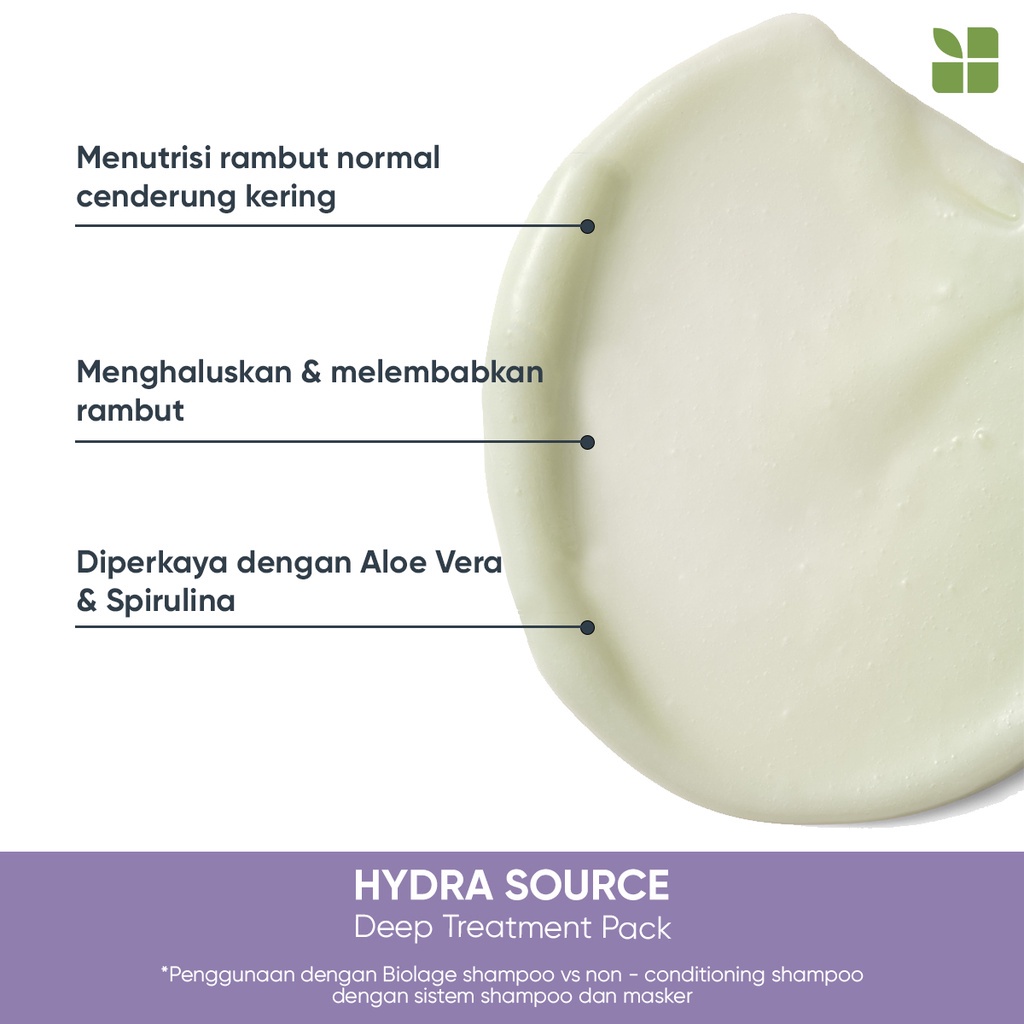 Biolage Deep Treatment Pack Hydrasource - Masker Intensif Rambut Kering