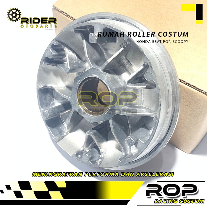 Upgrade CVT Racing Rumah Roller Pully Beat Pop Street Scoopy Fi K44 Bubut Derajat