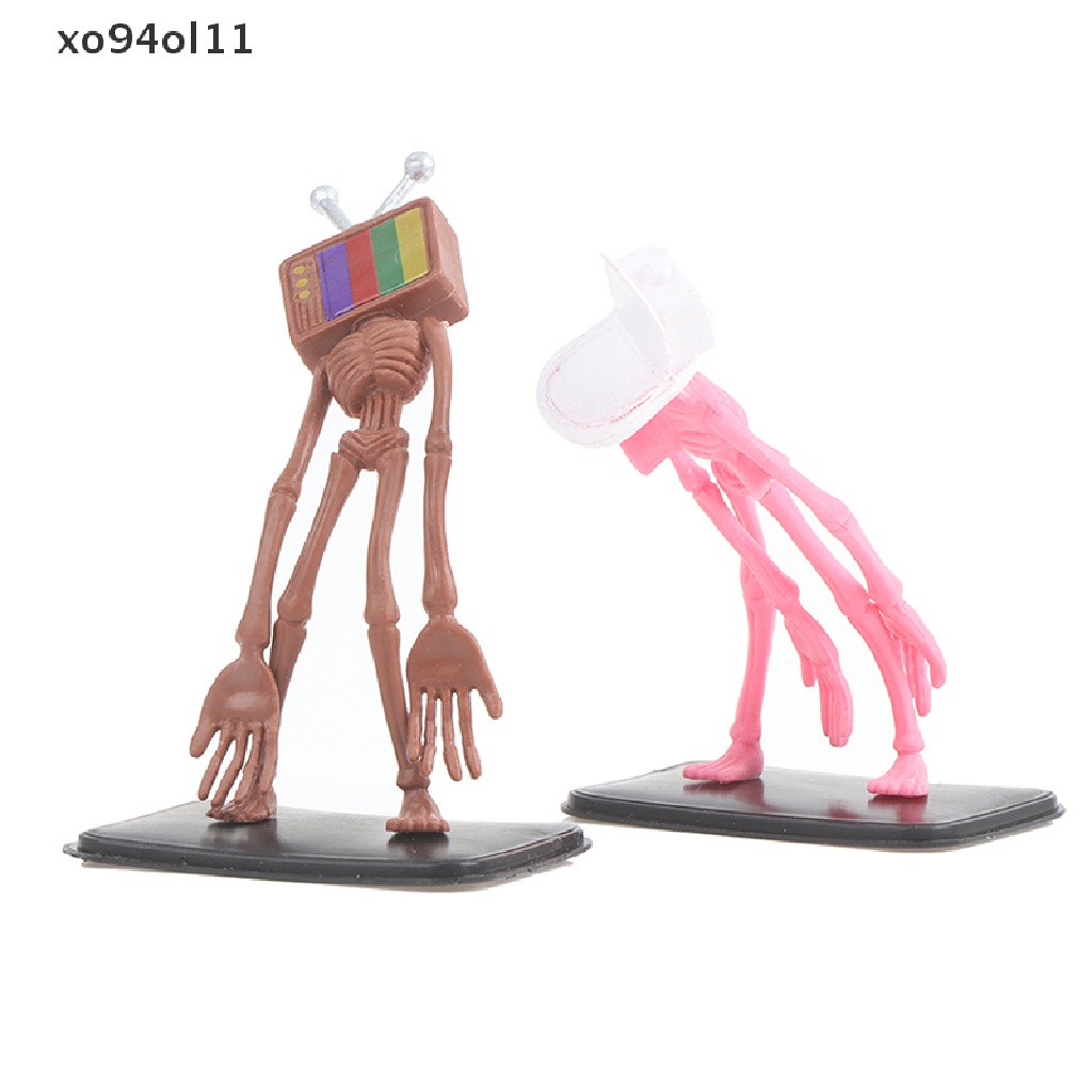 Xo 8Pcs Siren Kepala Mainan Action Figure Sirenhead Horror Model Boneka Patung Hadiah OL