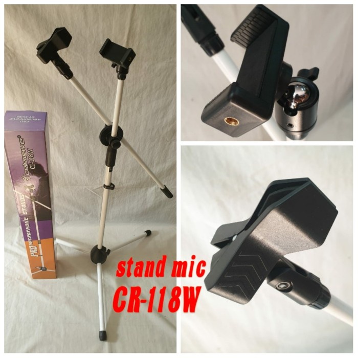 Stand Mic Celewave 15M CI 118 W  Holder HP By Crimson