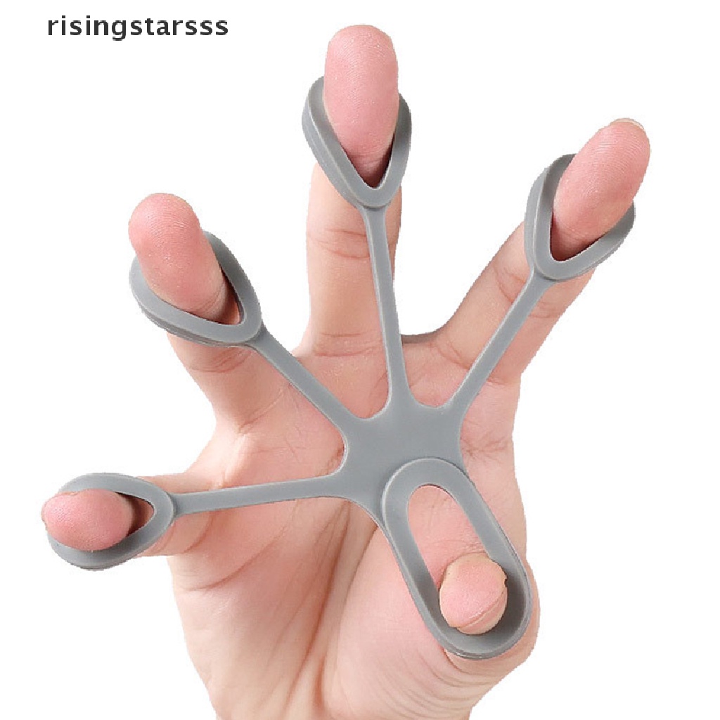 Rsid Span-new Silicone Hand Expander Finger Hand Grip Finger Training Tandu Trainer Kekuatan Resistance Band Latihan Pergelangan Tangan Fitness Jelly