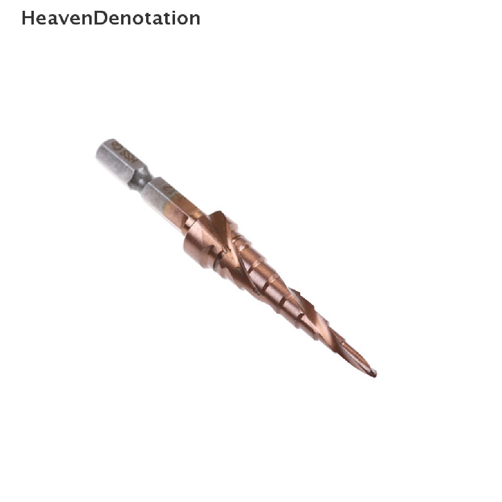 [HeavenDenotation] 6.35mm Hex Shank HSS Cobalt Step Cone Mata Bor Hole Saw Alat Pemotong 3-12mm HDV