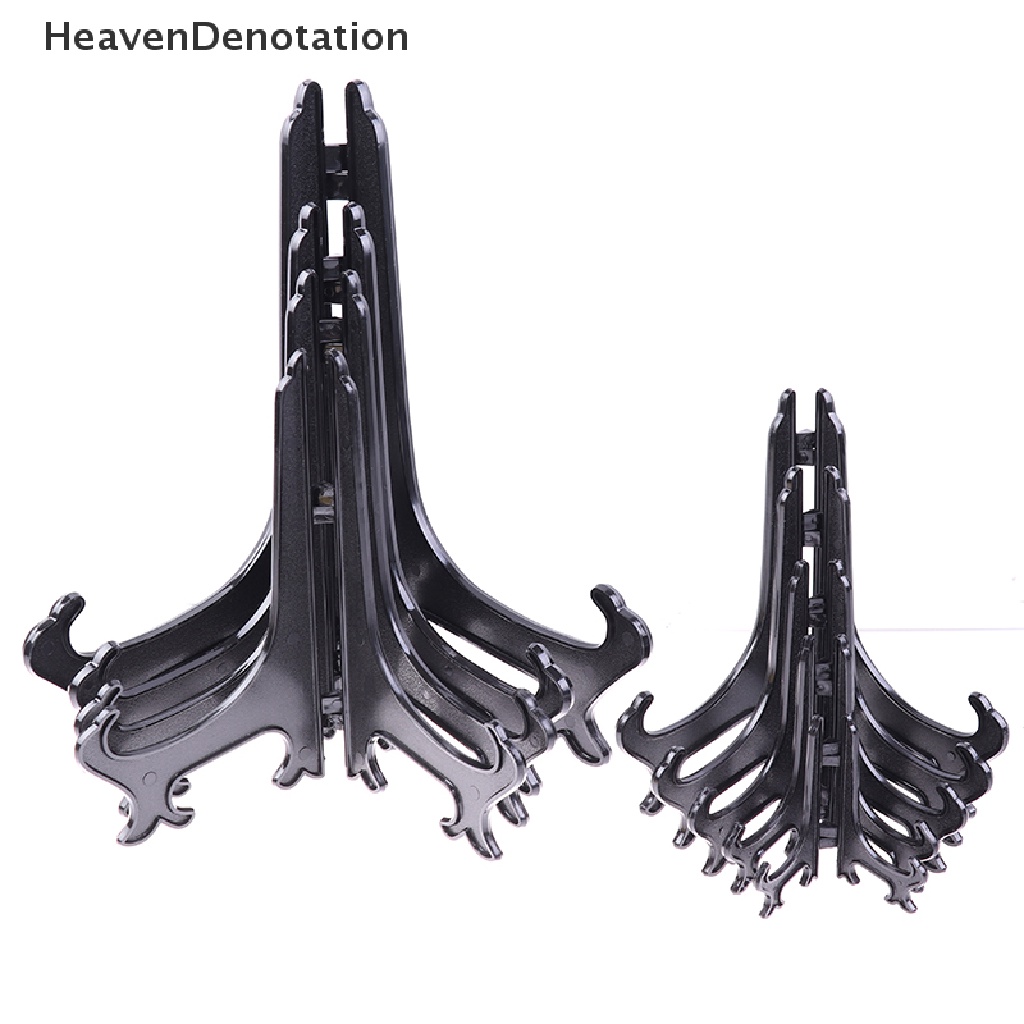 [HeavenDenotation] 10/5pcs Portable Easels Plate Holders Display Stander Alat Bingkai Foto. Hdv