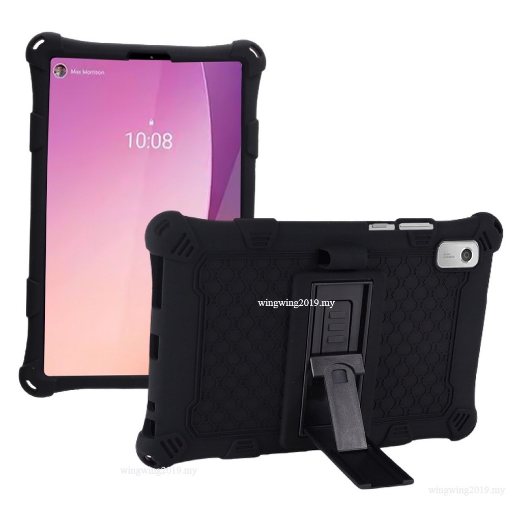 Untuk Lenovo Tab M9 2023 TB-310fu/XU9 ZAC30178JP TB 310fu Pola Retro Case Pelindung Silikon Tahan Jatuh Case Pelindung Tablet Silikon Soft Case