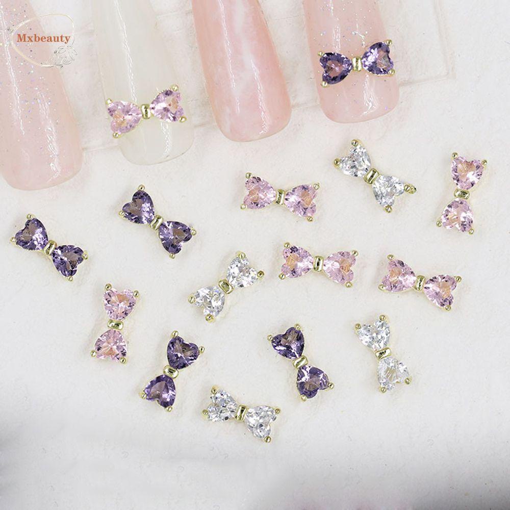 Mxbeauty Ikatan Simpul Bor Kuku Gaya Jepang Mewah Indah Flash DIY Nail Art Dekorasi