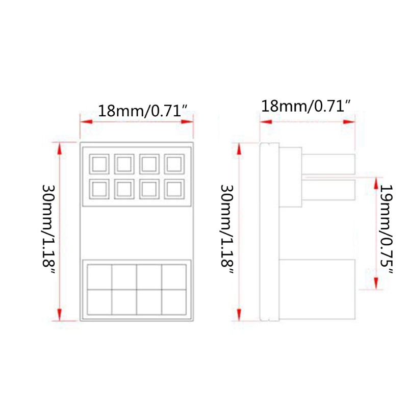 Cre ATX 8pin Female to 8pin Male Adaptor Siku 180derajat, Konektor Kabel Listrik GPU Untuk Desktop Graphics Card