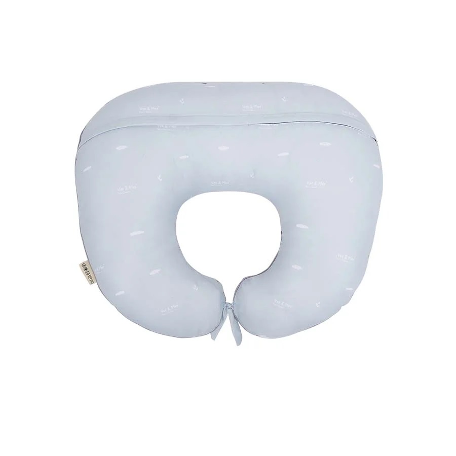 Vee &amp; Mee Nursing Pillow Bantal Menyusui Anti Bakteri + Free Bantal Lengan Donkey Series  - VMB 2060