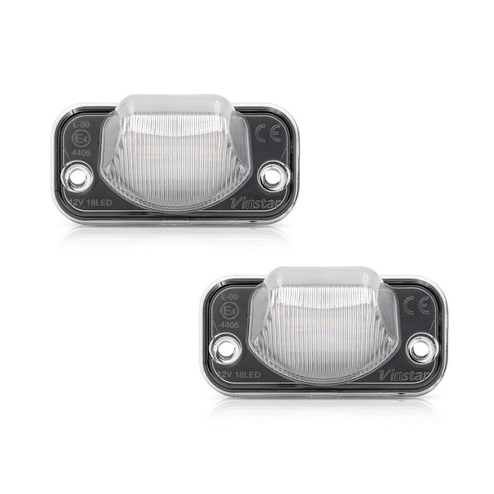 2pcs Untuk VW T4 Transporter Campmob Passat Caddy Jetta Touran Transporter Putih LED Plat Lampu Plat Nomor Lampu