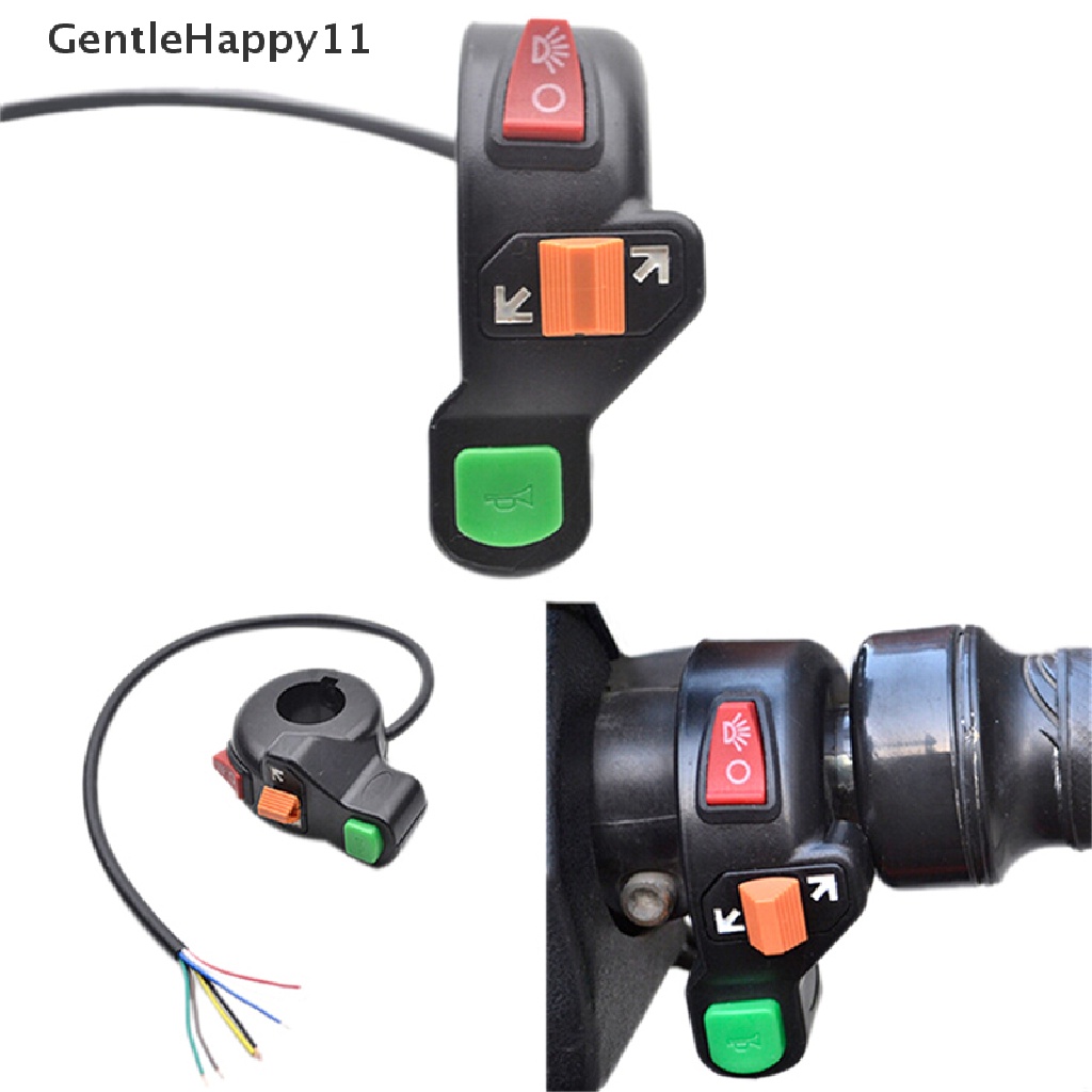 Gentlehappy Universal 7per8 ''Motor ATV Klakson Sepeda Tombol Start On Off Kill Switch id