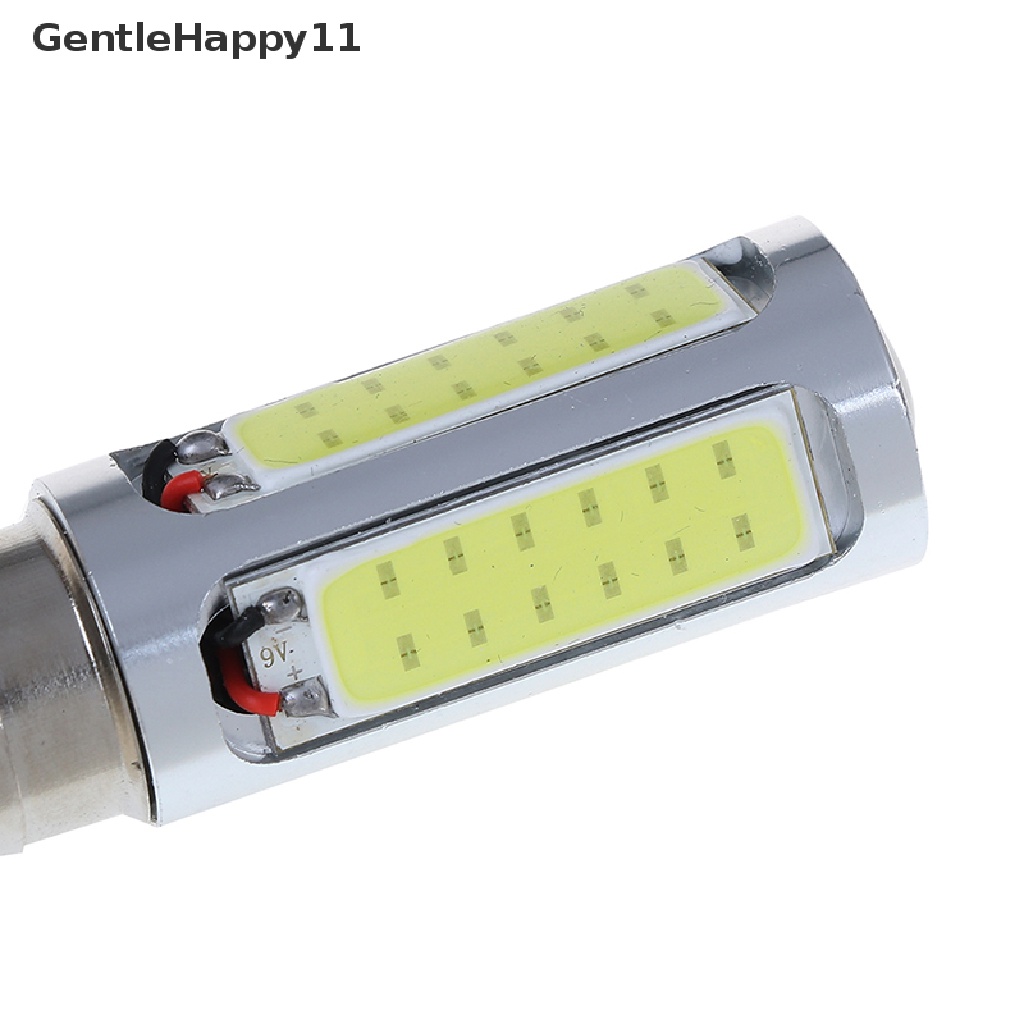 Gentlehappy 1X Putih cOB LED motor Sepeda/ATV headlight bulb Lampu Kabut H6M PX15d P15D25-1 E401 id