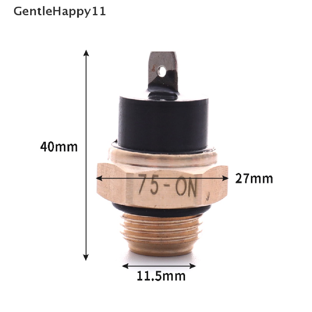 Gentlehappy Motor Elektrik Radiator Coolant Fan Water Thermostat Switch Temp Sensor id