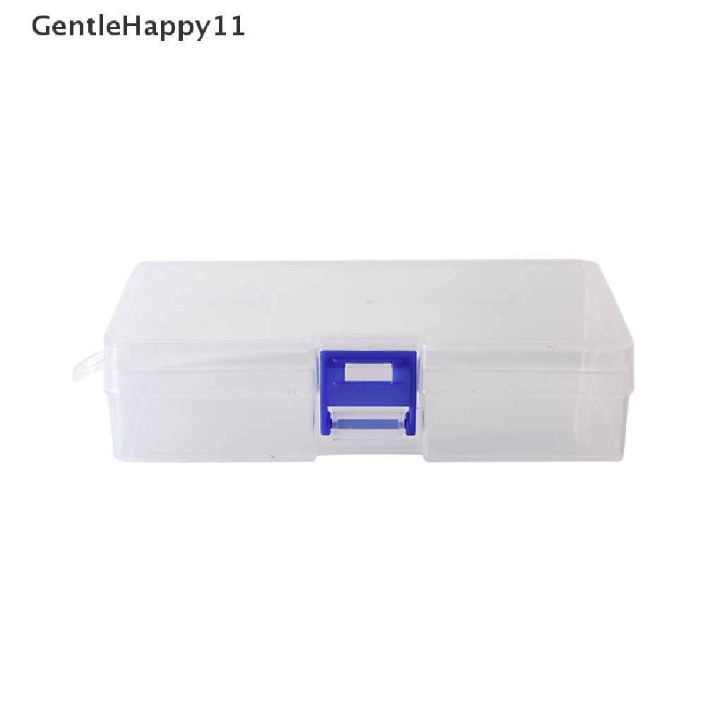 Gentlehappy 1pc Transparan Pemikat Pancing tackle hook Kotak Penyimpanan Plastik Wadah case id