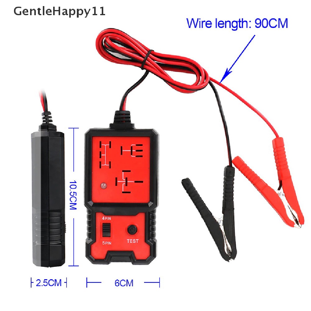 Gentlehappy Voltage Tester Car Relay Tester Elektronik Relay Tester Mobil id