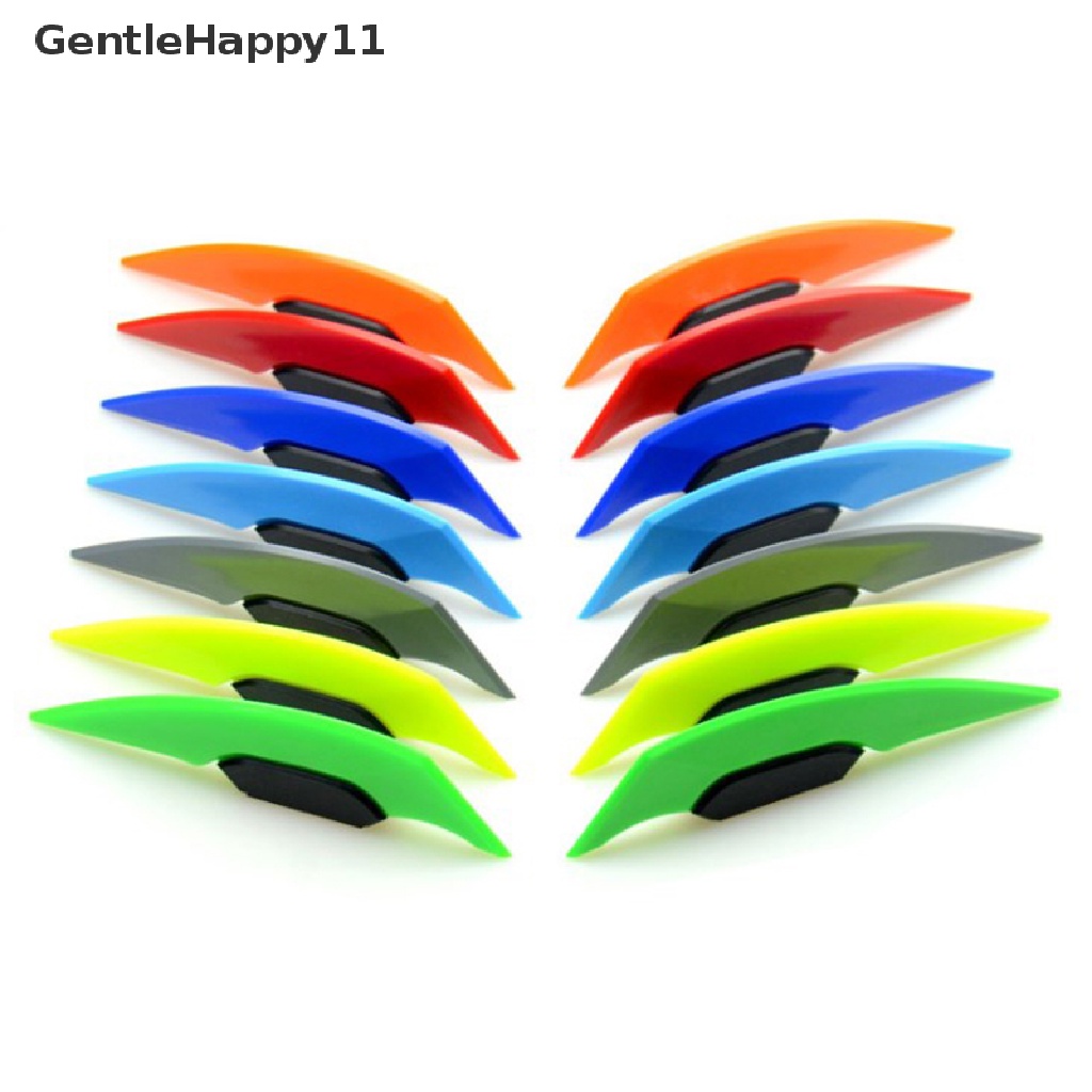 Gentlehappy 1pasang Universal Motor Winglet Aerodinamis Spoiler Dynamic Wing Sticker id