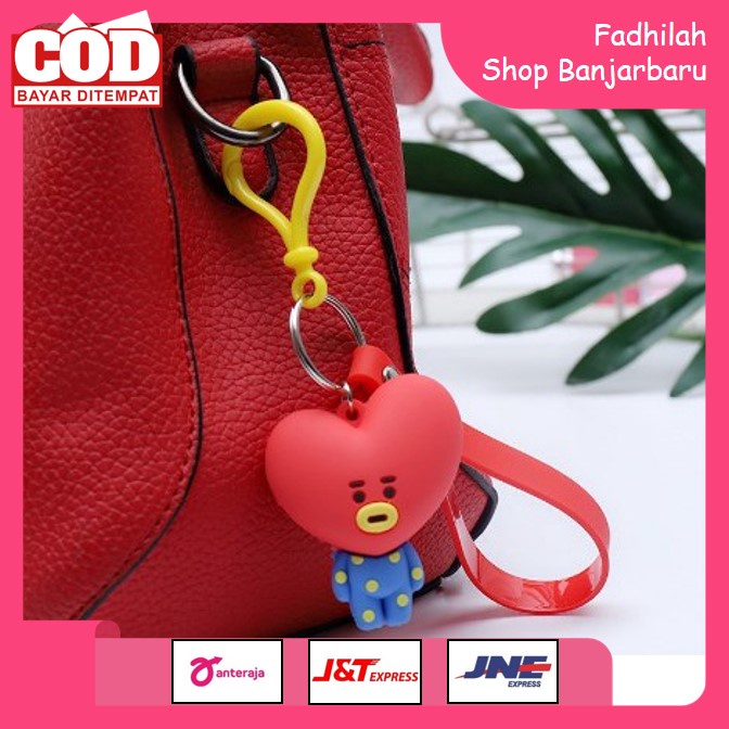 GANTUNGAN KUNCI BT-21 KEYCHAIN TAS KARAKTER BONEKA CUTE MURAH | FADHILAH SHOP BJB